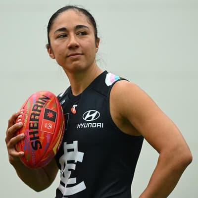AFLW star calls for 'punching down' celebrations to end