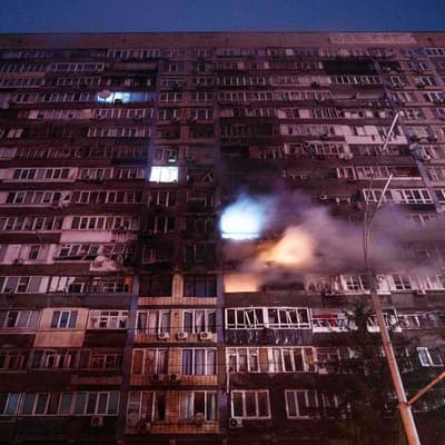 Russia strikes Kyiv apartments, energy sites