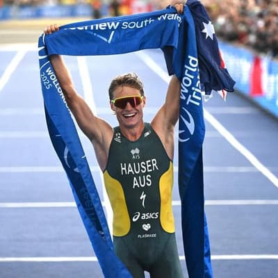 All hail Hauser: Aussie wins world triathlon top gong