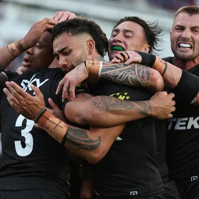 Brown the hero as New Zealand outlast Samoa