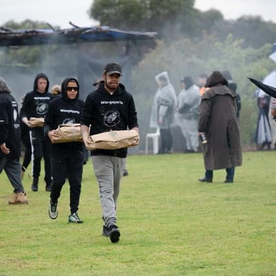 Community healing together as ancestors reburied