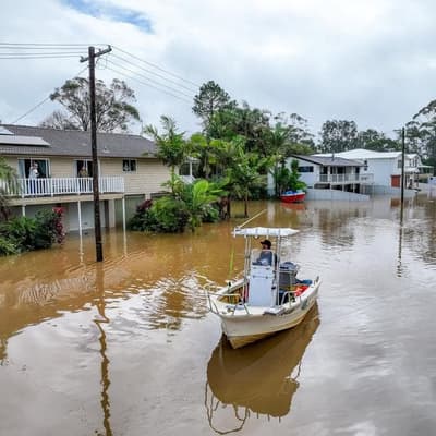 Flood risk already raining on Australian home prices