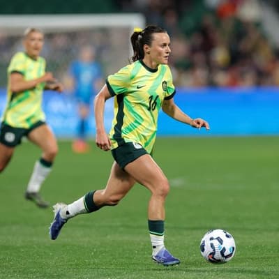 Why Matildas milestone gives Hayley Raso 'goosebumps'