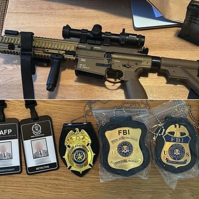 Fake FBI, CIA, AFP badges prompt impersonation charge