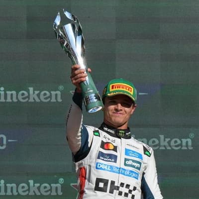 Norris overtakes Piastri on his way to top spot in F1