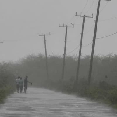 Melissa hits Jamaica with full force, on path to Cuba