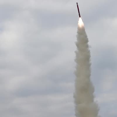 North Korea shows its firepower as Trump visits South