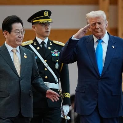 Trump touts Korean, China deals on last Asia tour stop