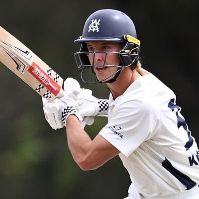 Young gun batting Victoria towards Shield win