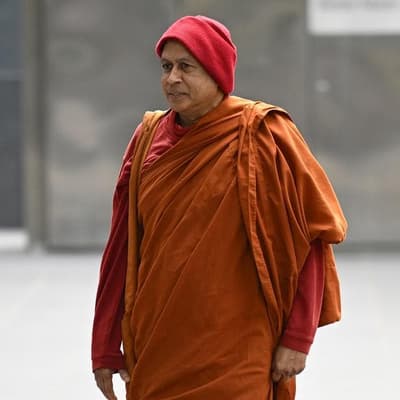 Buddhist monk taken into custody after guilty verdicts