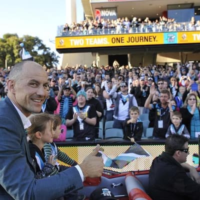 'He hasn't been kicked out': Port coach on flag captain