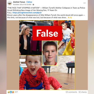 False posts exploit missing children cases online