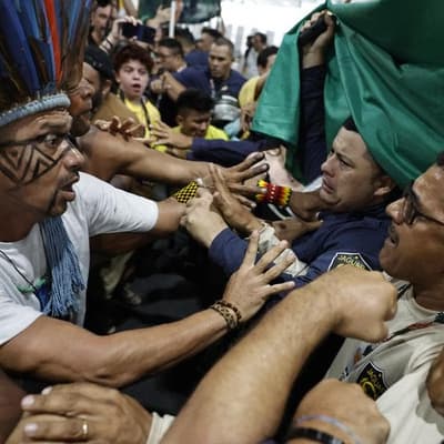 Protesters storm COP30, Newsom slams Trump's absence