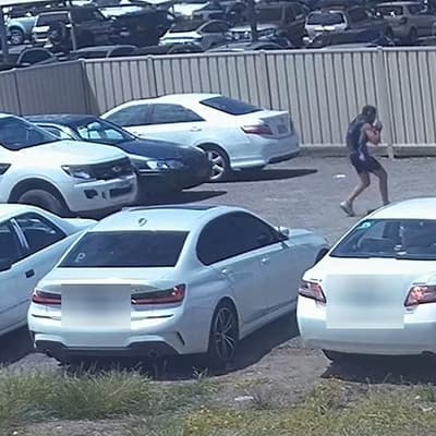 Hunt for car thief who left baby in a box