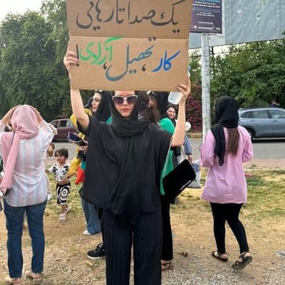 'Above all, I'm human': Afghan women's Aussie aid plea