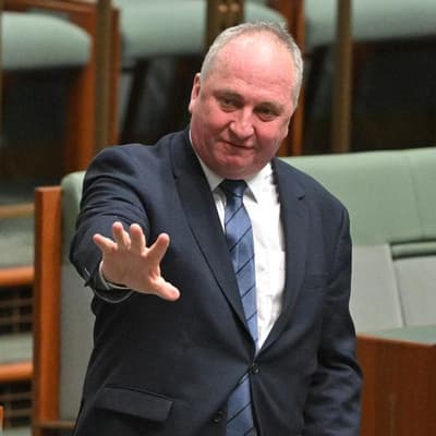 Barnaby waves bye to Nats as he exits stage far-right