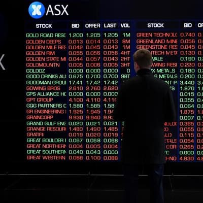Australian shares creep higher after rocky session
