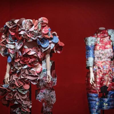 Rebel fashion contemporaries synced in blockbuster show