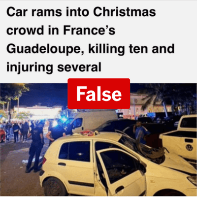 Falsehoods spread about crash at Christmas celebration