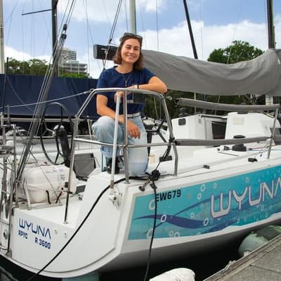 Changing tack from Sydney-Hobart office to sailing pro