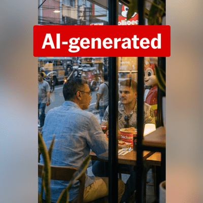 Image of Bondi shooter meeting foreign diplomat is an AI fake