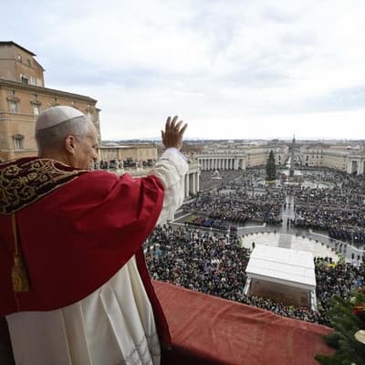 Pope Leo points to Gaza's suffering in Xmas homily