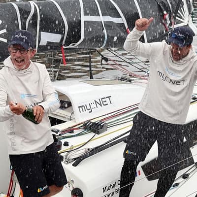 French pair in box seat for Syd-Hob win, but protest in