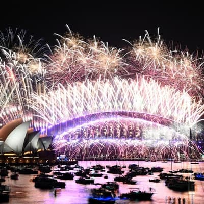 New Year revelry 'act of defiance' after Bondi terror