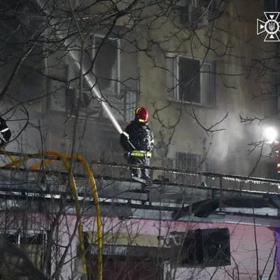 Children hurt as Russian drones blast Ukraine's Odesa