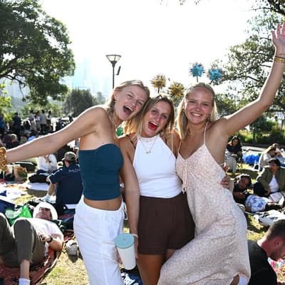 Millions party safely as vigilant police deter trouble