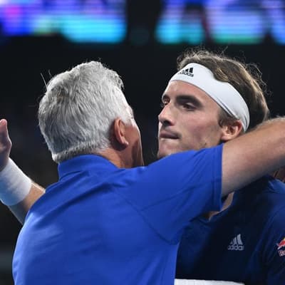'Greek tragedy': Tsitsipas' family reunion after injury