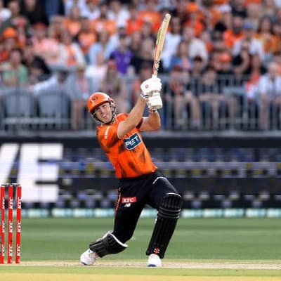 Marsh fires century as Scorchers bash Hurricanes