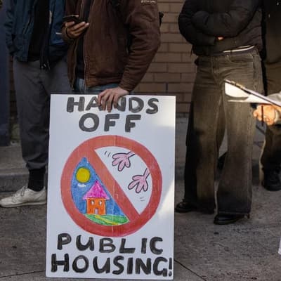 Public housing fight enters new year as wreckers circle