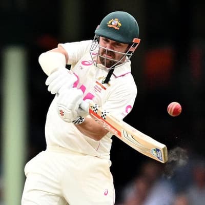 Travis heads towards another ton in Test counterpunch