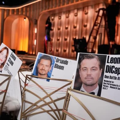 Pomp versus politics as stars converge at Golden Globes