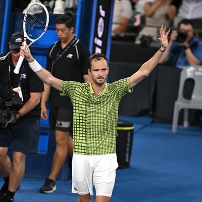 'Angry Medvedev, calm Medvedev': Russian finds 'flow'