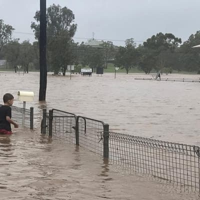 Worst in 110 years: town turned into a 'raging torrent'
