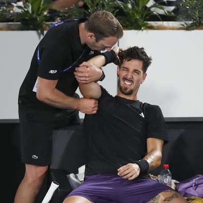 Kokkinakis makes Open singles call after shoulder blow