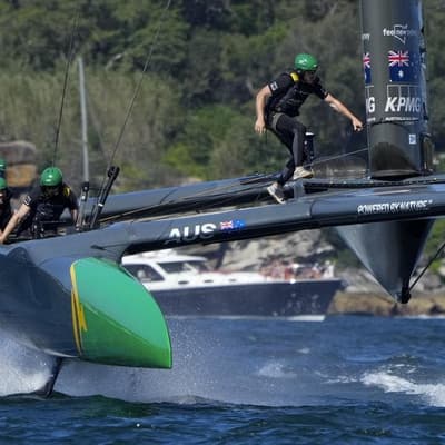 Stitches, scans, broken boat before SailGP even starts