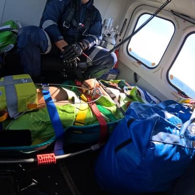 'I think I'm going to die': teen saved after 80m fall