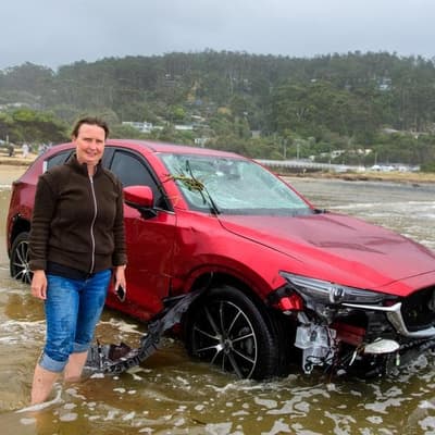 Family watches cars, tents, wallets wash away in floods