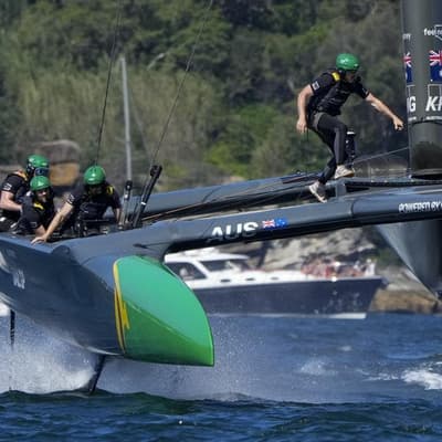 Injury thwarts Iain Jensen's Aussie SailGP homecoming