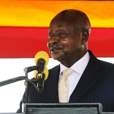 Uganda's Museveni re-elected, challenger in hiding