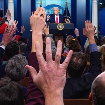 Mugshots, Hells Angels feature on Trump's anniversary