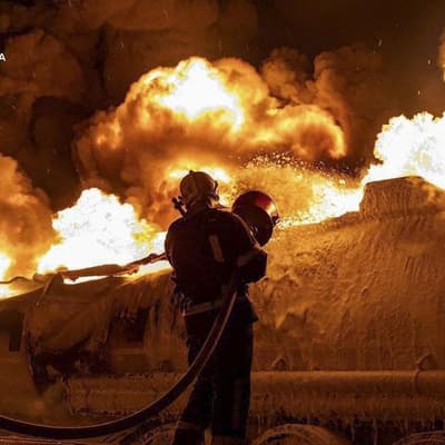 Air attack knocks out power for a million Ukrainians