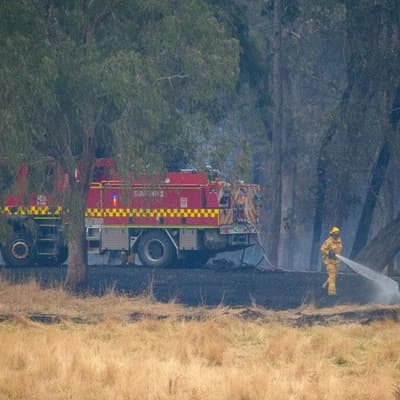Non-drinking water only as fire damages supply