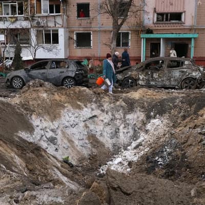Russian strikes across Ukraine kills couple near Kyiv