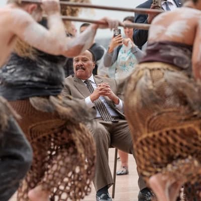 'Don't give up', MLK Jr's son tells Aussie Indigenous