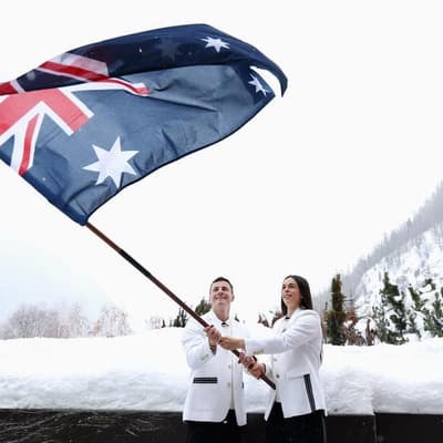 Star moguls duo given Winter Olympics ceremony honour