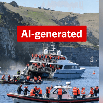 NZ 'media outlet' misrepresents news with AI images and video